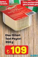 EKER DİLİMLİ TOST PEYNİRİ 350 G
